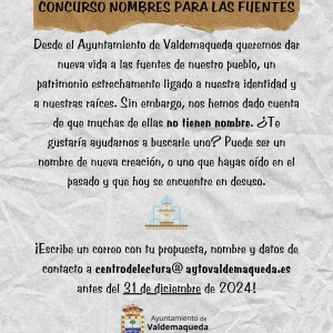 Concurso: "Nombres para las fuentes"